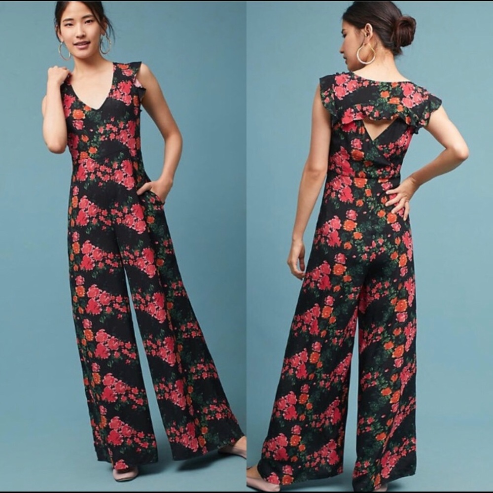 NWT Anthro Tracy Reese Laurette Jumpsuit Size S